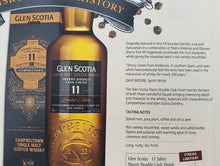 Laden Sie das Bild in den Galerie-Viewer, Glenscotia 11 Finished sherry PX + Oloroso sherry cask strength single malt scotch whisky Campbeltown 0,7l 54,1 %