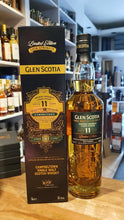 Laden Sie das Bild in den Galerie-Viewer, Glenscotia 11 Finished sherry PX + Oloroso sherry cask strength single malt scotch whisky Campbeltown 0,7l 54,1 %