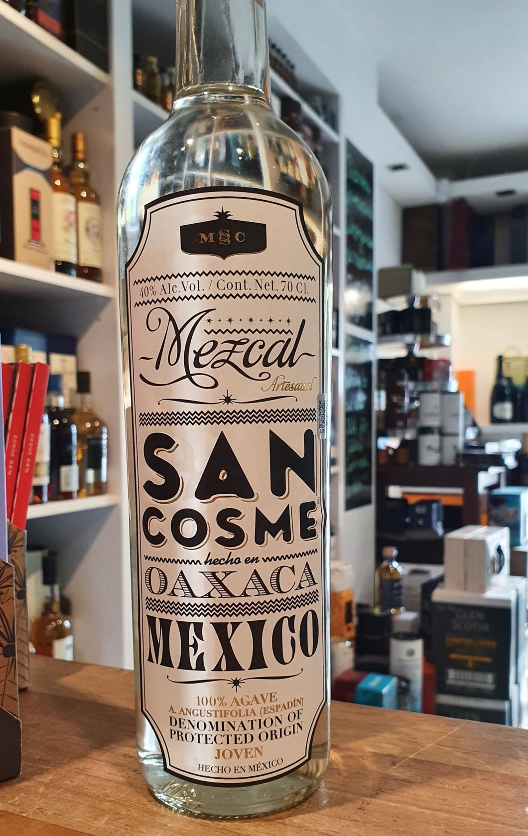 San Cosme Oaxaca Mezcal Joven 0.7l Flasche 40% vol. Mexico