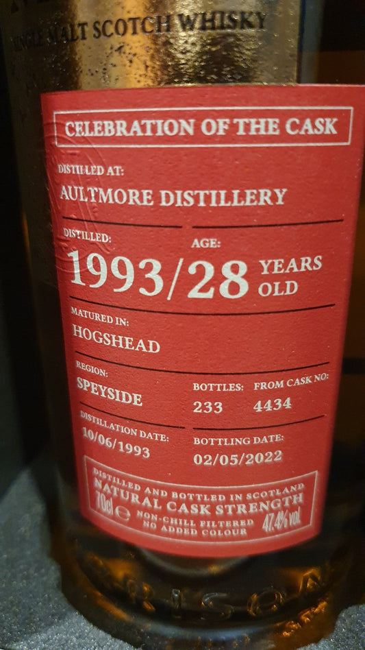 Aultmore 1993 2022 0,7l 47,4% vol COC Carn Mor Celebraition of the Cask Whisky Càrn Mòr Serie #4434 limitiert