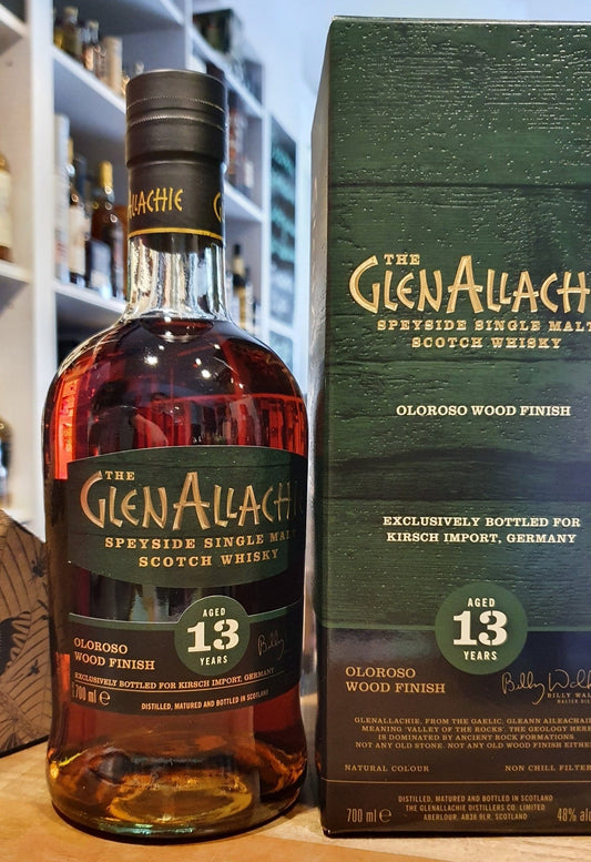Glenallachie 13y Oloroso Wood Finish 48% vol. 0,7l Single Malt Scotch Whisky First & Second Fill American Oak , Oloroso