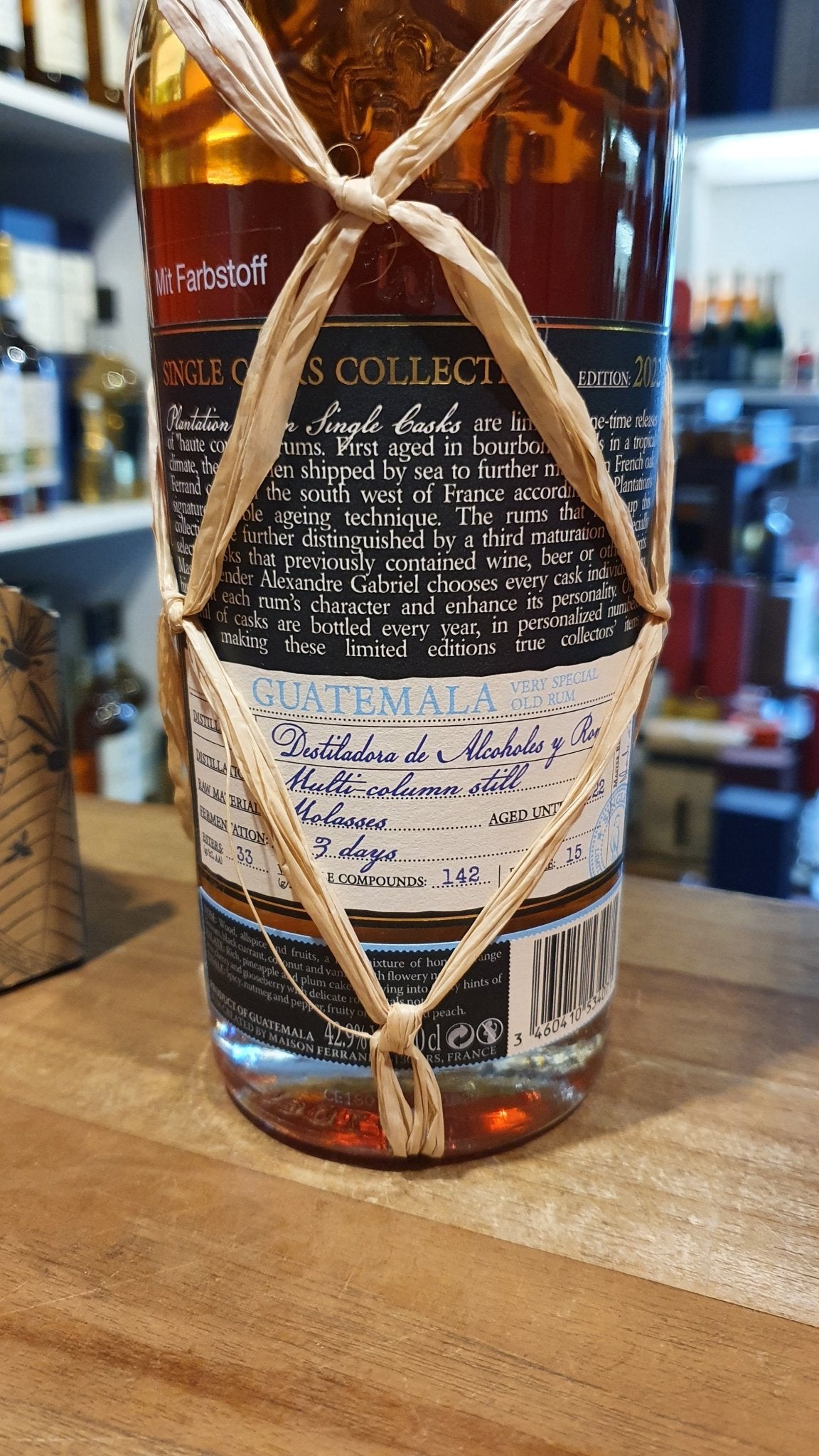 Plantation Guatemala 4y 2022 rpdc cask XO 0,7l 42,9% vol. single cask Rum 2022 - Limited Edition,