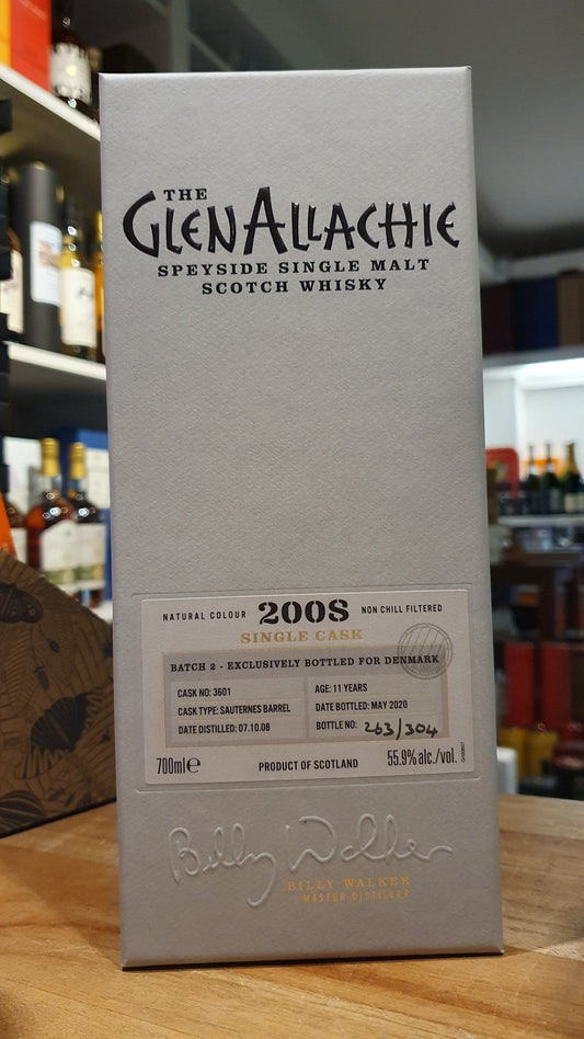 Glenallachie 2008 11 Sauternes cask 55,9 % vol. 0,7l Single Malt Whisky Limitiert auf 304 Flaschen !