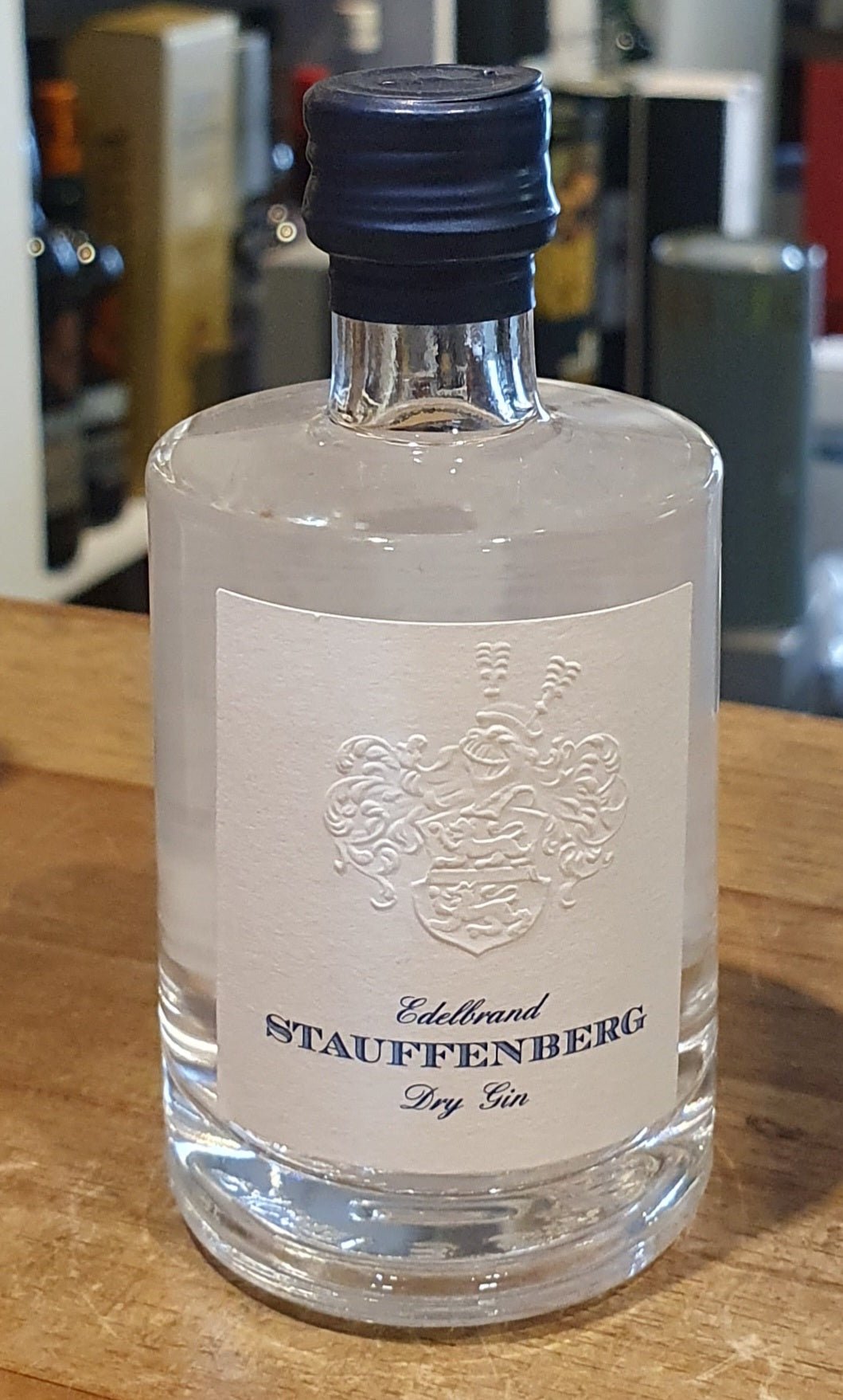 Stauffenberg Mini dry Gin 0,05l 47% vol. Brennerei Schenk von Stauffenberg.