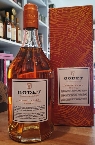 Godet VSOP Original Cognac 0,7l 40% vol. GP  Herst. Frankreich
