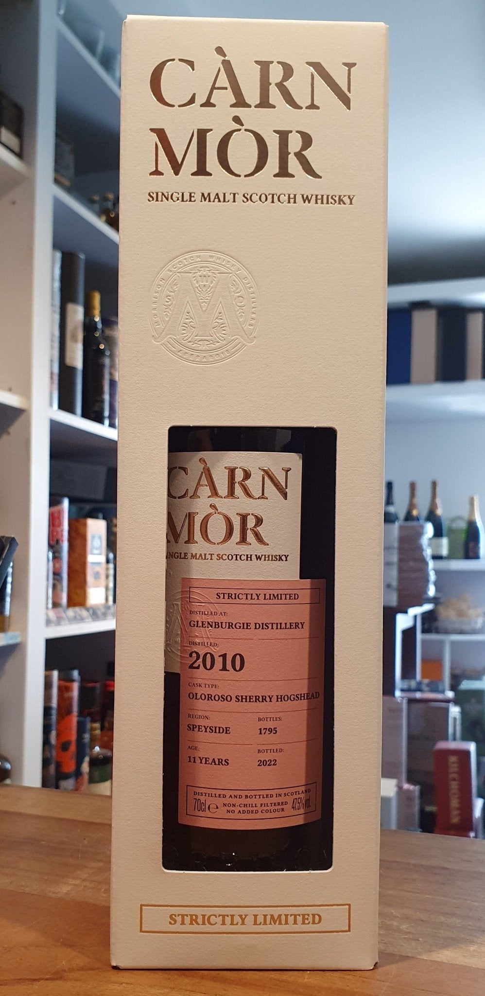 Glenburgie 2010 Oloroso Sherry Hogshead cask Carn Mor 47,5%vol. 0,7l Strictly Limited Whisky limited to 1795 bottles