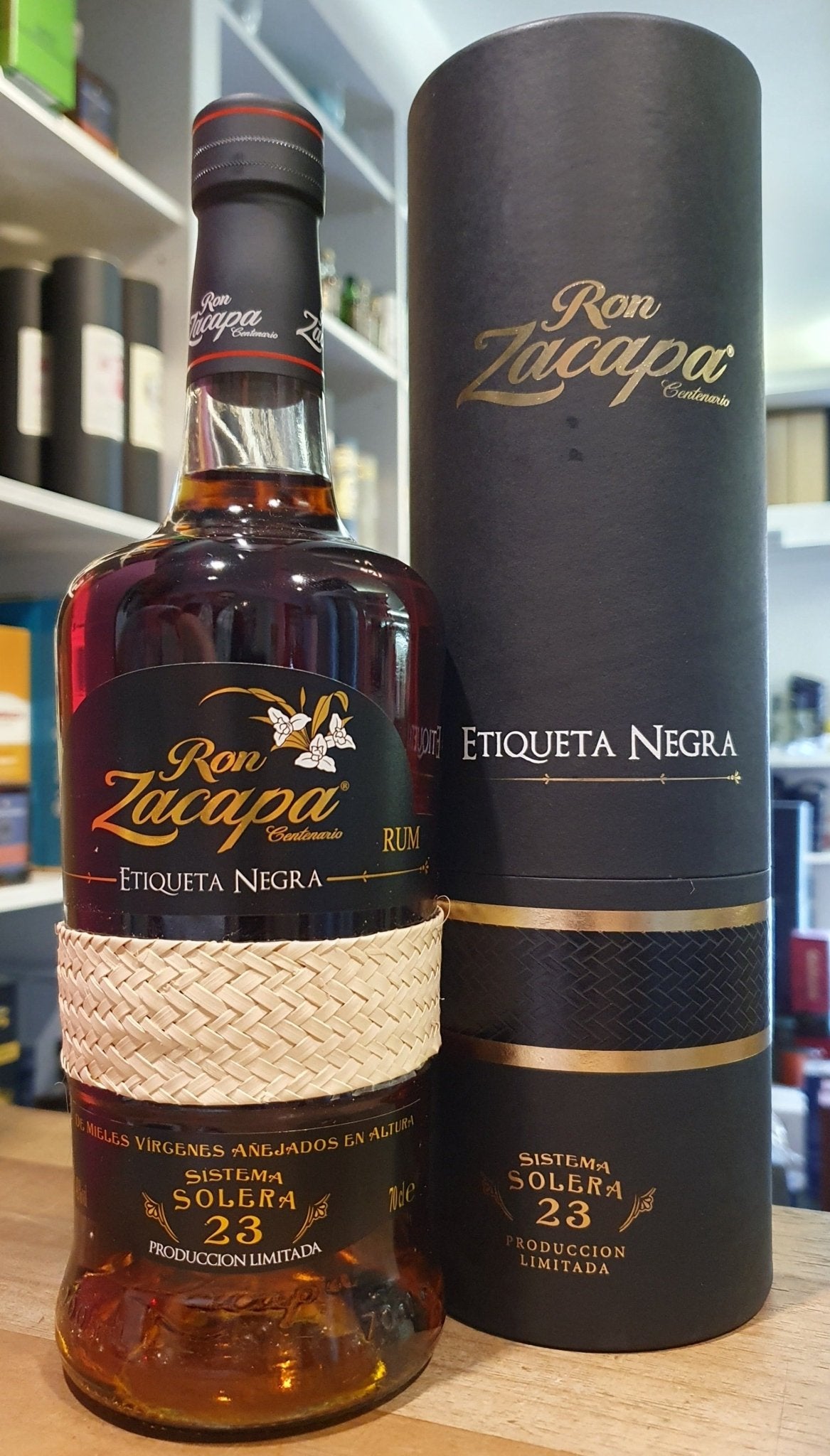 Ron Zacapa Etiqueta Negra Limitada 0,7 43%vol. o.GP Rum 23 Centenario Guatemala