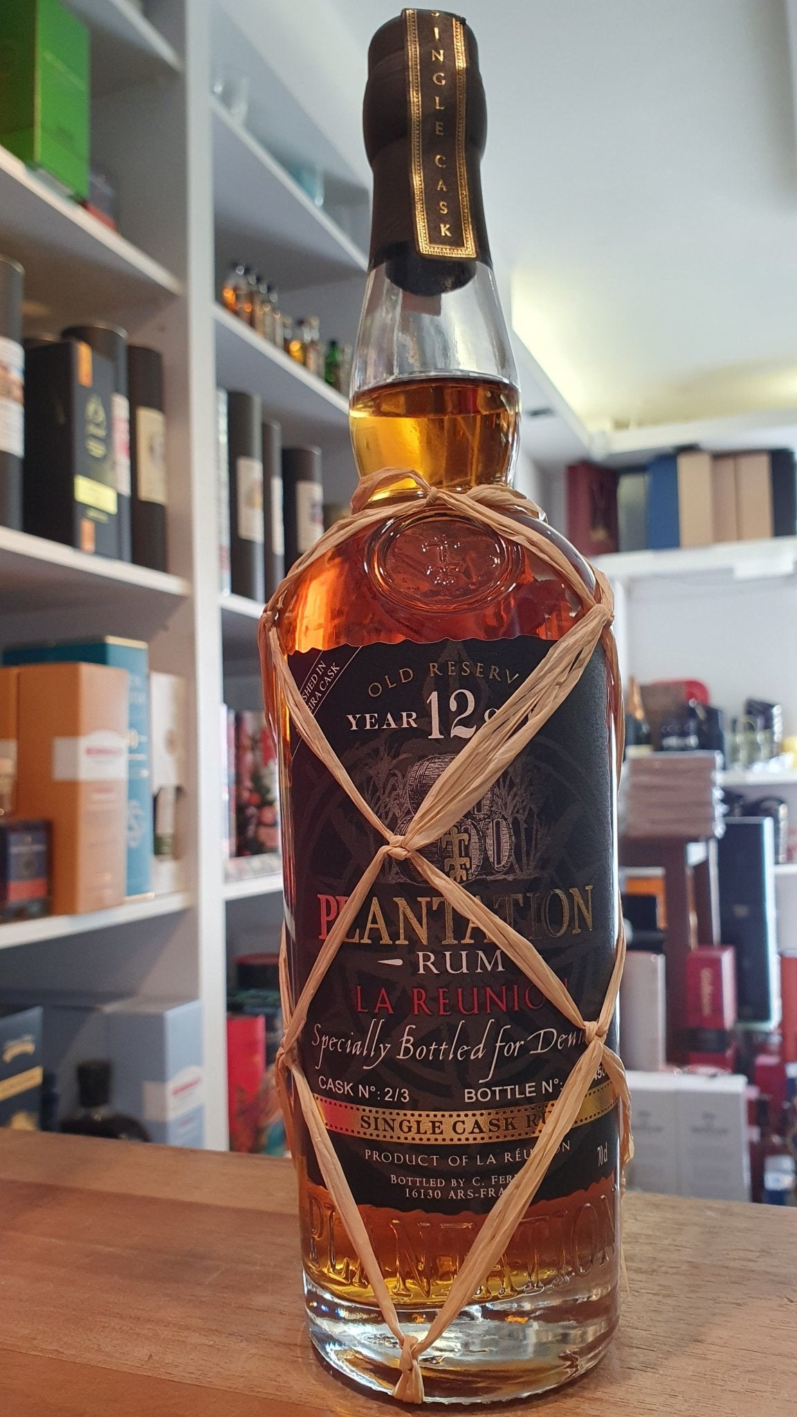 Plantation la Reunion 12Y Madeira single cask DK XO 0,7l 43% vol. Rum single cask Fassabfüllung Sonderedition limitiert