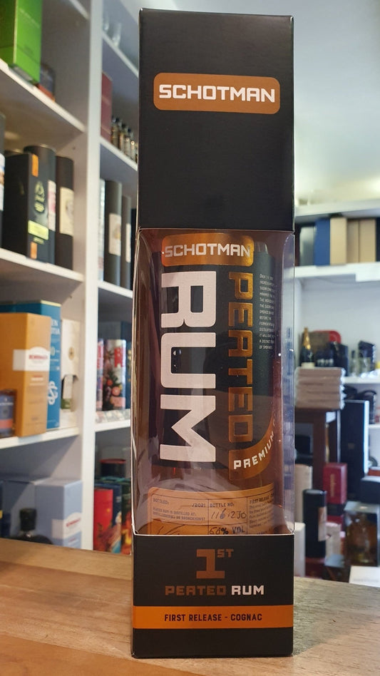 Schotman Rum B1 Peated Cognac cask 0,7l 50% vol. blend
Limitiert auf xx Flaschen