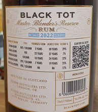 Načtěte obrázek do prohlížeče galerie,Black Tot Master Blender’s Reserve Rum Limited 2022 Edition 54,5 %vol. 0,7L Rum blend