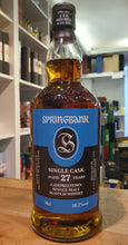 Chargez l'image dans la visionneuse de la galerie,Springbank Single Cask 27y 2024 Cask Strength o.Dose 0,7l 50,2% vol. Schottland Campbeltown
