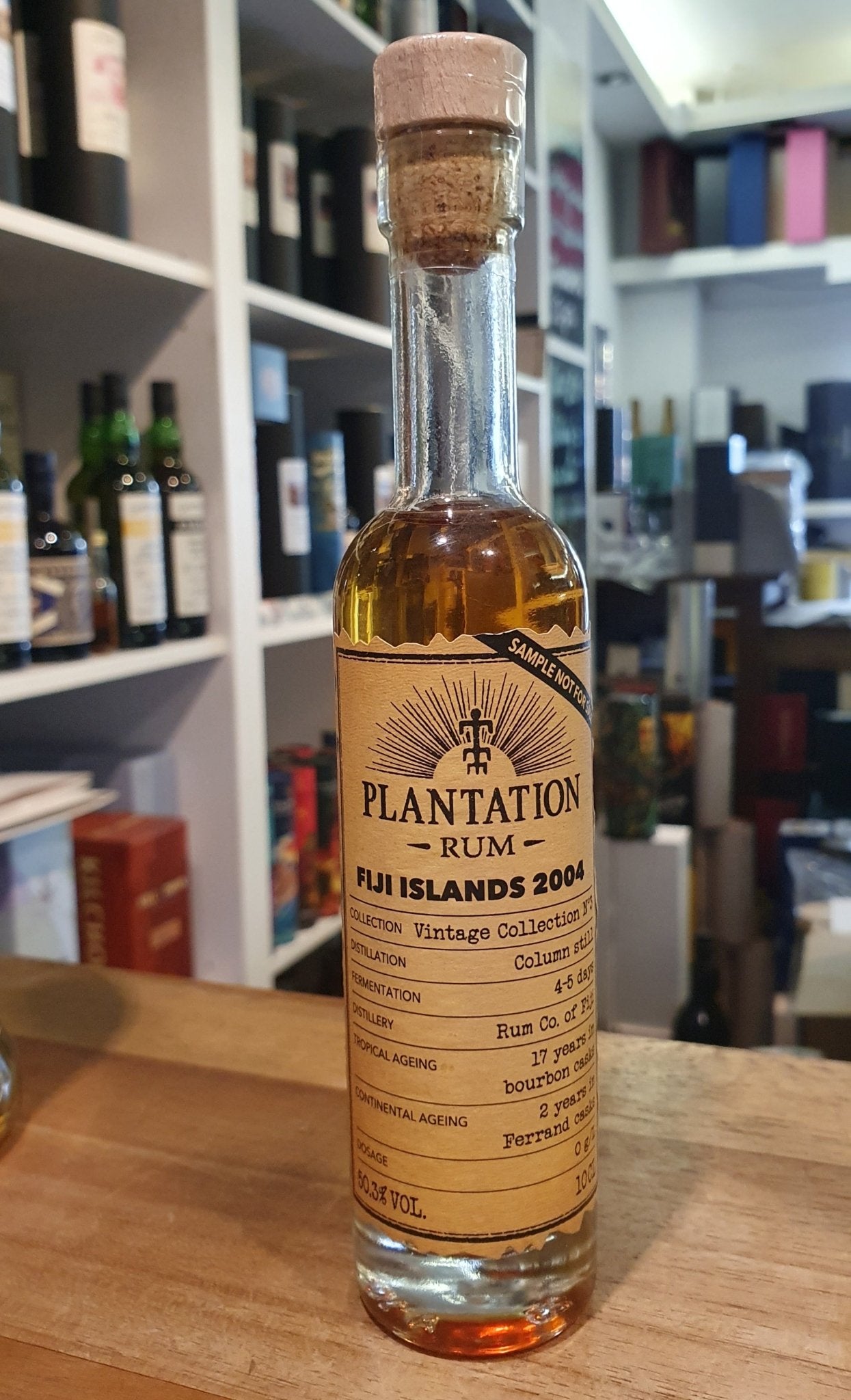 Plantation MINI Samples one time Fiji 2004 Island 2024 Terravera 0,1l 50,3% vol. Planteray