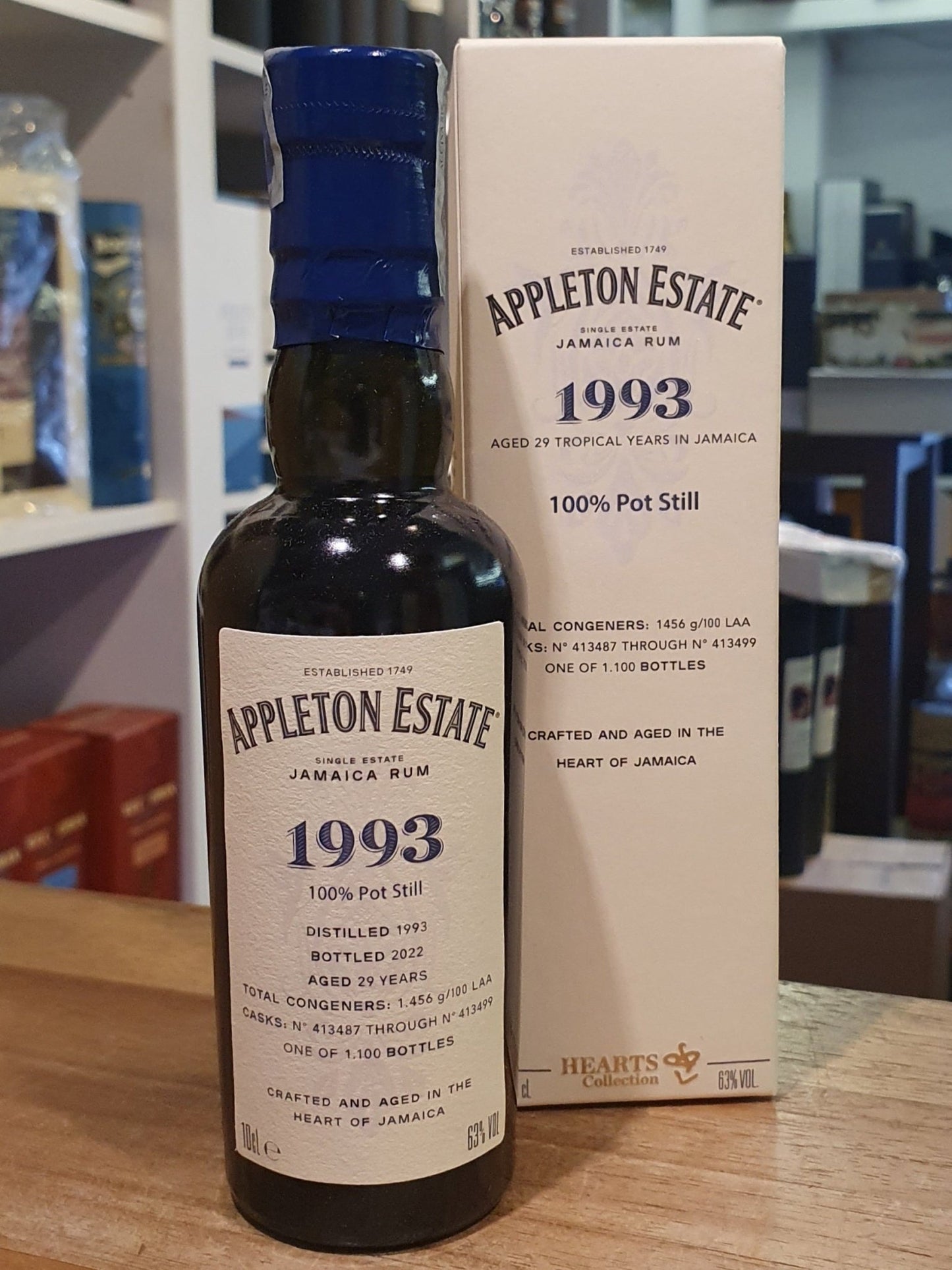 Appleton MINI 1993 2022 Hearts Collection jamajský rum 0,1l 63% vol.