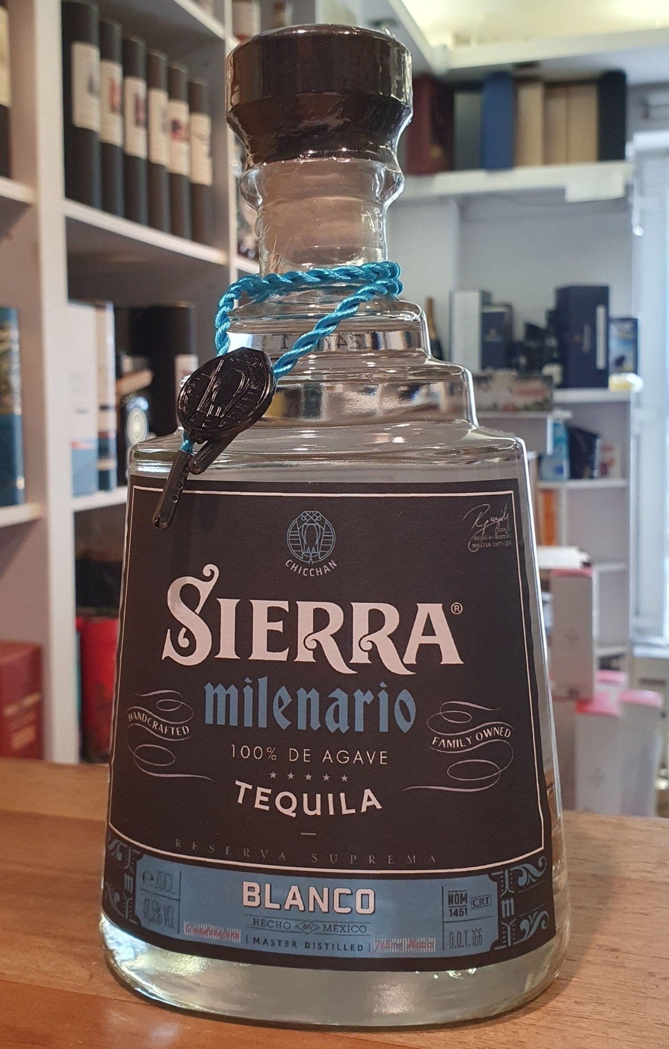 Milenario blanc Tequila 100% d’agave 0,7l 41,5% vol. Sierra 83 proof