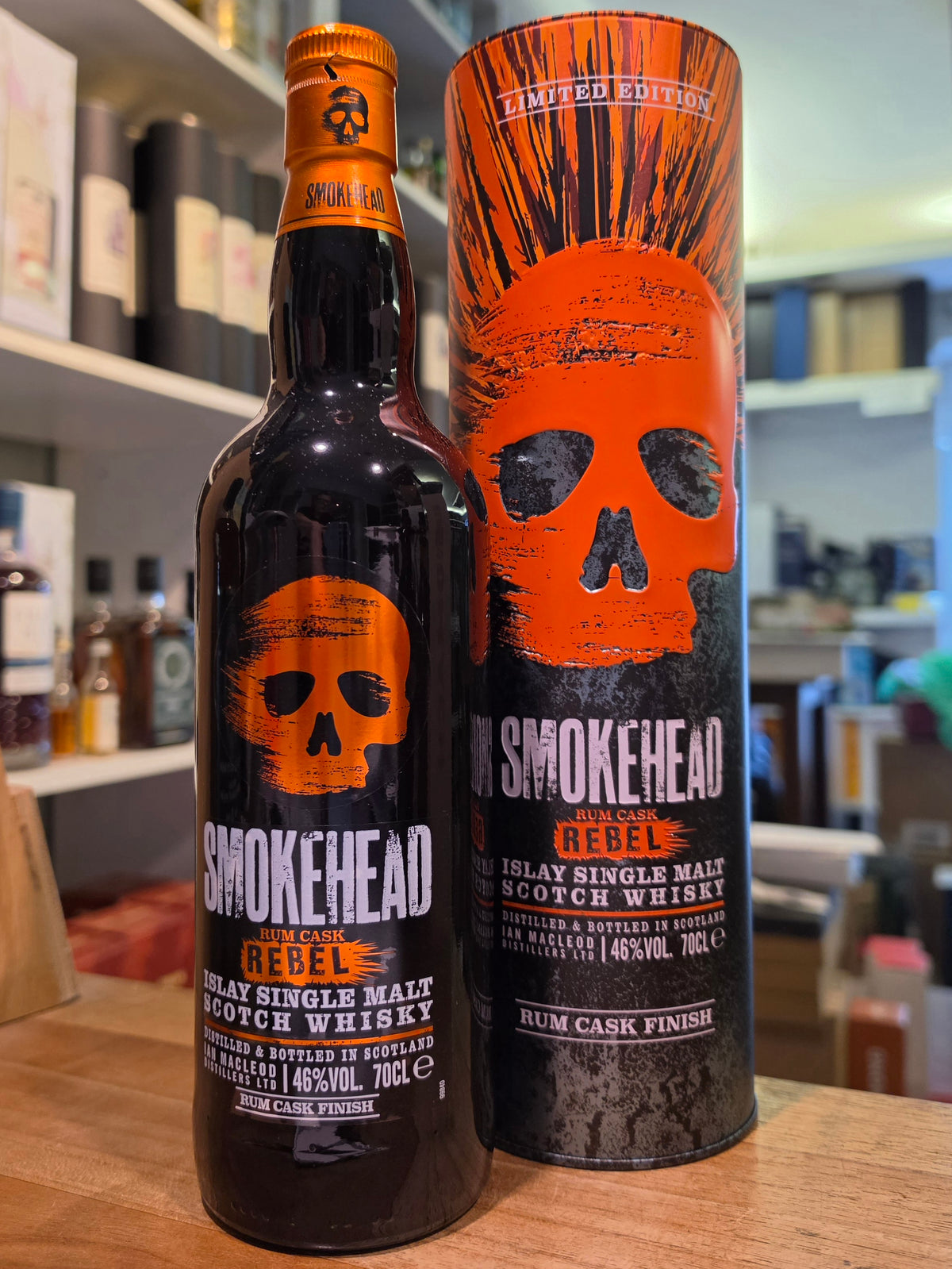 Smokehead Rum cask Rebel Edition 0,7l 46 vol. Whisky Islay single malt
