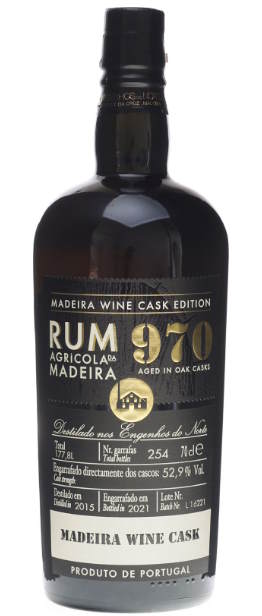 Engenhos 970 Rum Wine cask 2015 Agricola da Madeira 2021 #254 0,7l 52,9% vol. Single Cask Edition schwarz