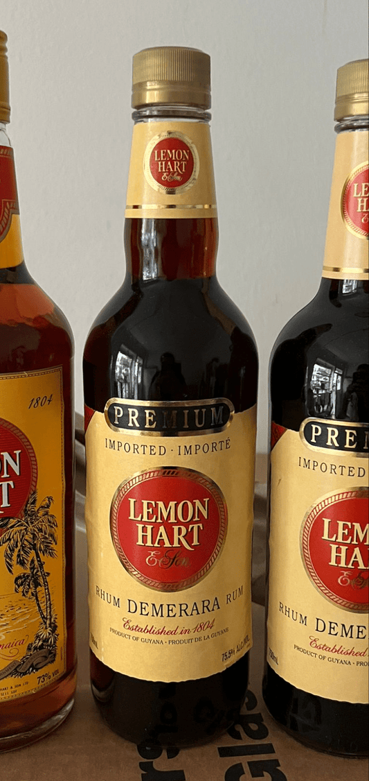 Lemon Hart 1980s Demerara Hochflasche Overproof 151 0,7l 75,5% Guyana Rum Fassabfüllung Sonderedition