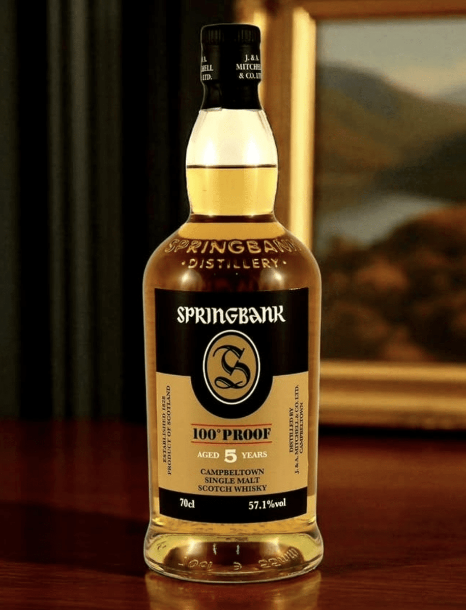 Springbank 5y 100 proof NEU cask strength o.Dose 0,7l 57,1% vol