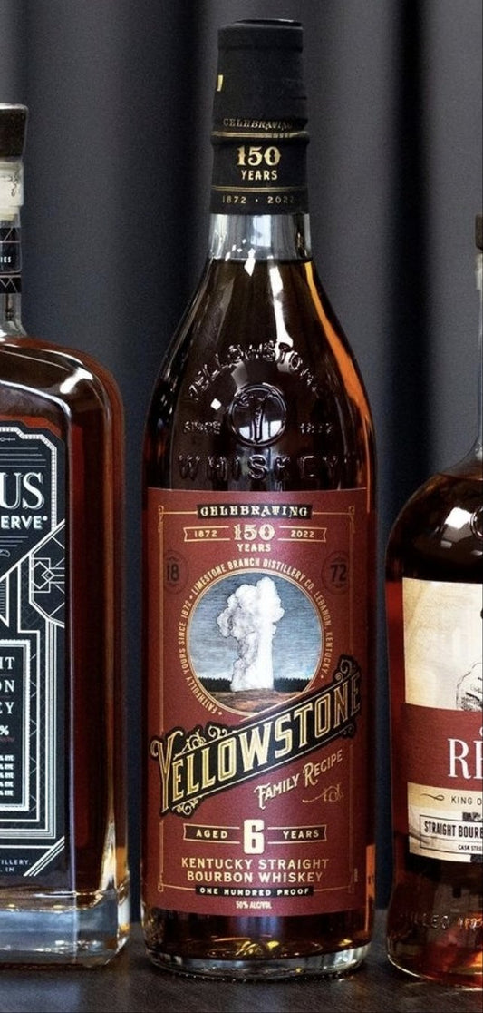 Yellowstone 150. výročí 6leté rodinná receptura Sell bourbon whiskey 0,7l 50% vol. limitovaná