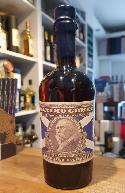 Maximo Gomez Single cask Rum Laphroaig fass gelagert 45% 0,5 l Dominikanische Republik
stark limitiert ! Handnummeriert !