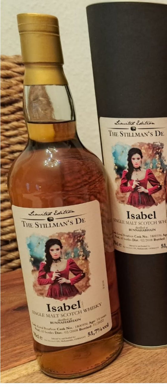 The Stillman Bunnahabhain Isabel 2008 2022 0,7l 51,7% vol. Whisky single cask limitiert auf 65 Fl