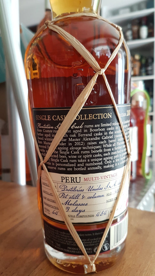 Plantation Rum Peru Multi 2010 2006 2004 / 2018 0,7l 49,8% single cask Rye Whisky Fassabfüllung Sonderedition limitiert