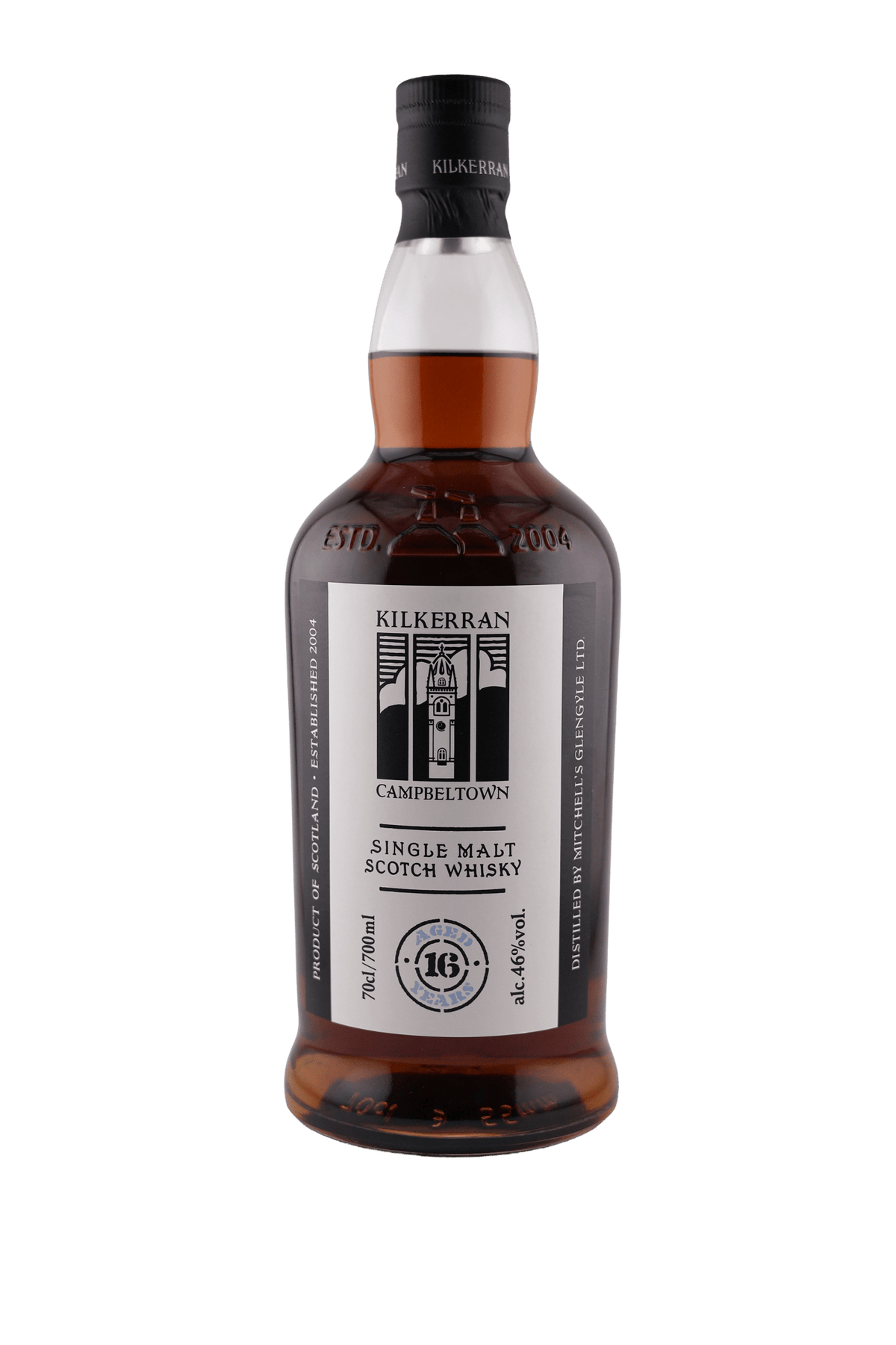 Kilkerran 16 años 2026 sin caja 0,7l 46% vol. Campbeltown