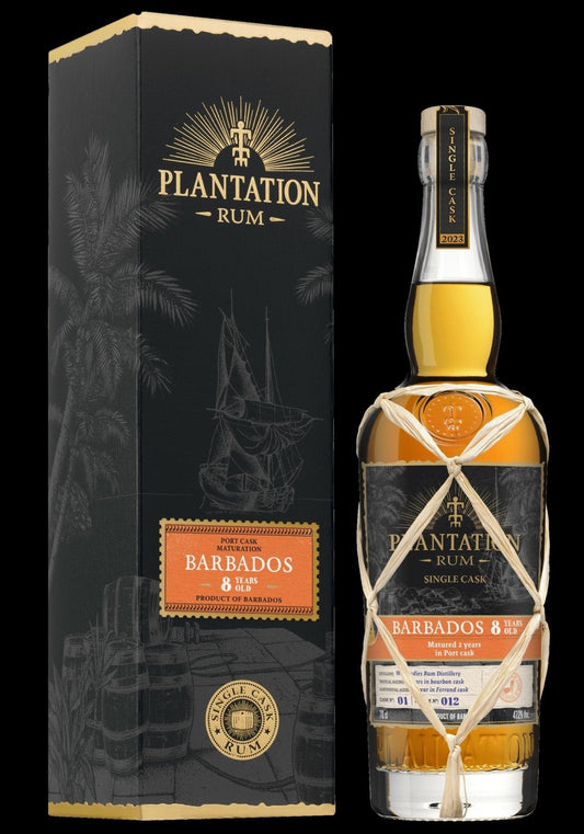 Plantation Barbados 8y 2023 Port Finish XO 0,7l 46,9 % vol. single cask Rum rp cp