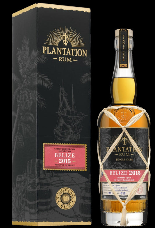 Plantation Belize 2015 2023 Cherry likör Finish XO 0,7l 44,5 % vol. single cask Rum
