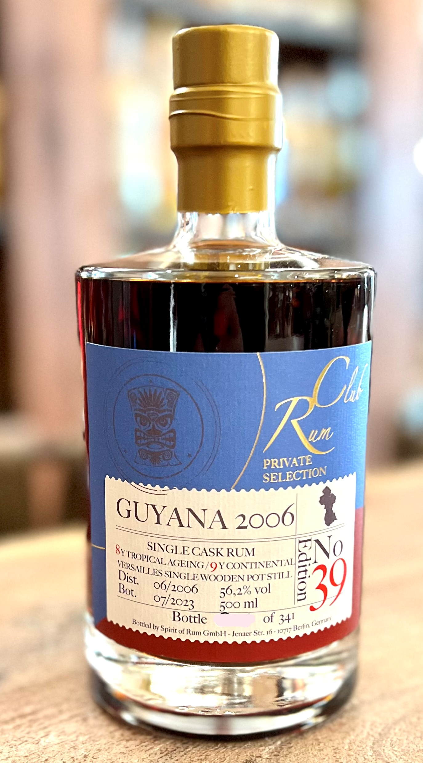 Rumclub Ed.39 Enmore 2006 17y Guyana mark rev 0,5l 56,2% vol. rum - inn-out-shop