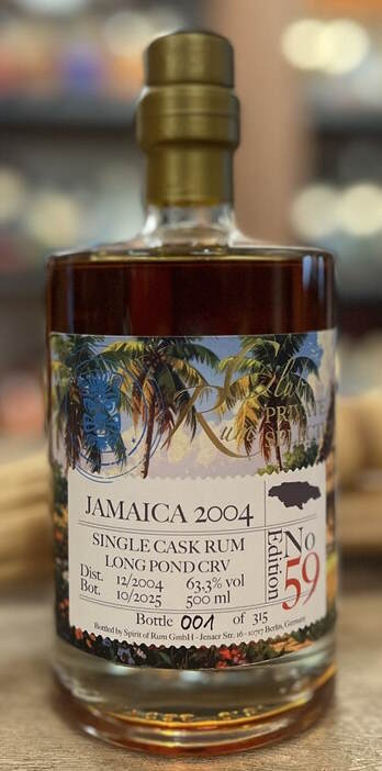 Rumclub Ed.59 2004 Long Pond CRV Jamaica 2025 63,3% vol. 0,5l Single cask Rum club Jamaika