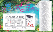 Laden Sie das Bild in den Galerie-Viewer, Rumclub Ed.62 Hampden HD 2023 Jamaica C<>H 63,5% vol. 0,5l Single cask Rum club Jamaika
