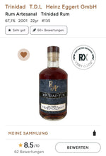 Načtěte obrázek do prohlížeče galerie,Ra Rum Artesanal Trinidad TDL 2001 S 2023 #135 0,5l 67,1%vol. single cask limitováno na 242 lahví
