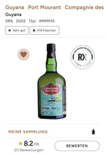 Načtěte obrázek do prohlížeče galerie,Compagnie de indes Guyana 2002 2015 DDL Port Mourant Cask Strength 0,7l 58% vol. Single Cask RUM CDI - inn-out-shop