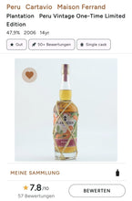 Chargez l'image dans la visionneuse de la galerie,Plantation one time Peru 2006 2020 0,7l 47,9% vol. limited Edition Rum Sonderedition limitiert - inn-out-shop