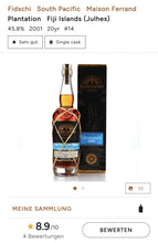 Laden Sie das Bild in den Galerie-Viewer, Plantation Fiji 2001 2022 Rozelieures Fume cask 0,7l 46%