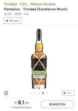 Laden Sie das Bild in den Galerie-Viewer, Plantation Trinidad 2009 2022 Tokay wine Cask XO 0,7l 52? % vol. single cask Rum pe Trinidad Distillers