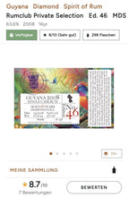 Chargez l'image dans la visionneuse de la galerie,Rumclub ed.46 Guyana DDL 2008 2024 0,5l 63,6% vol. rum club Private Selection Edition