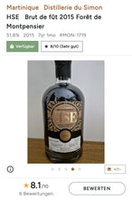 Load image into Gallery viewer, HSE Brut de Fût 2015 2024 Forêt de Montpensier Agricole Rum Extra Vieux 51,8% vol. 0,7l Fassstärke