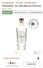Laden Sie das Bild in den Galerie-Viewer, Nobilis Guadeloupe Montebello B1 Brut de Colonne Rum 0,7l 82,8% vol. Rhum neu