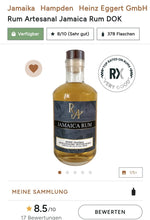Load image into Gallery viewer, RA Jamaica Hampden 2009 2024 HDHE DOK 0,5l #262 58,7% vol.single cask Rum Artesanal