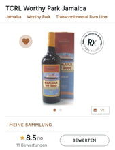 Load image into Gallery viewer, Worthy Park 2006 2016 TRANSCONTINENTAL RUM LINE 10Y Jamaica 0,7l 46 %