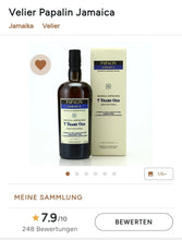 Laden Sie das Bild in den Galerie-Viewer, Velier Papalin Jamaica 7y Rum 0,7l 47 %