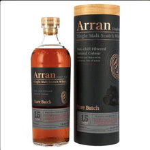 Načtěte obrázek do prohlížeče galerie,Arran 15y Rare Batch peated Oloroso sherry butt cask 0,7l 54,4% vol. single malt Whisky
