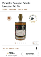 Laden Sie das Bild in den Galerie-Viewer, Rumclub Ed.50 Versailles 1990 Guyana Wooden Pot Still 0,5l 55,1% vol. rum