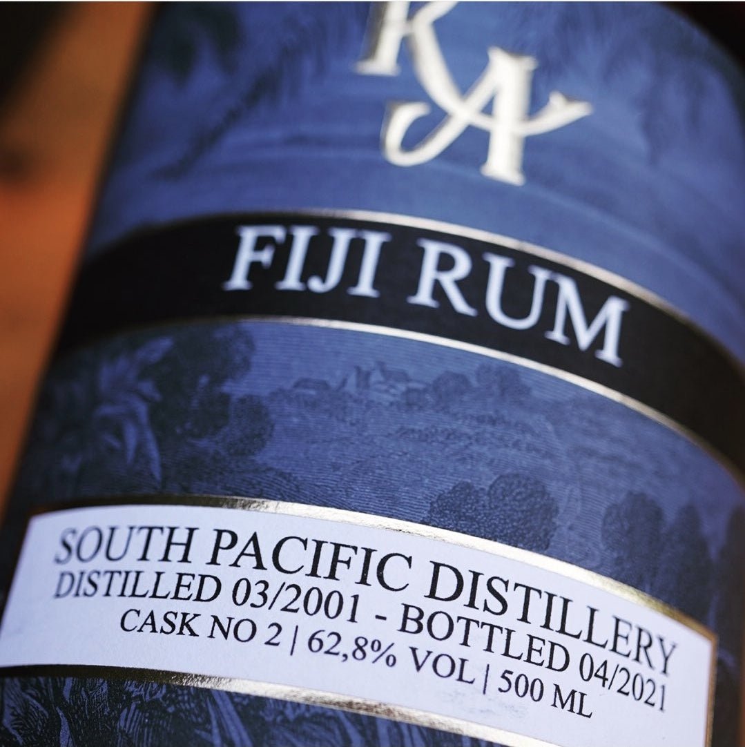 RA Rum Artesanal single cask Rum Fiji South Pacific Dist 20Jahre 62,8% 0,5 l single cask Single Pot Still #2 2001 2021