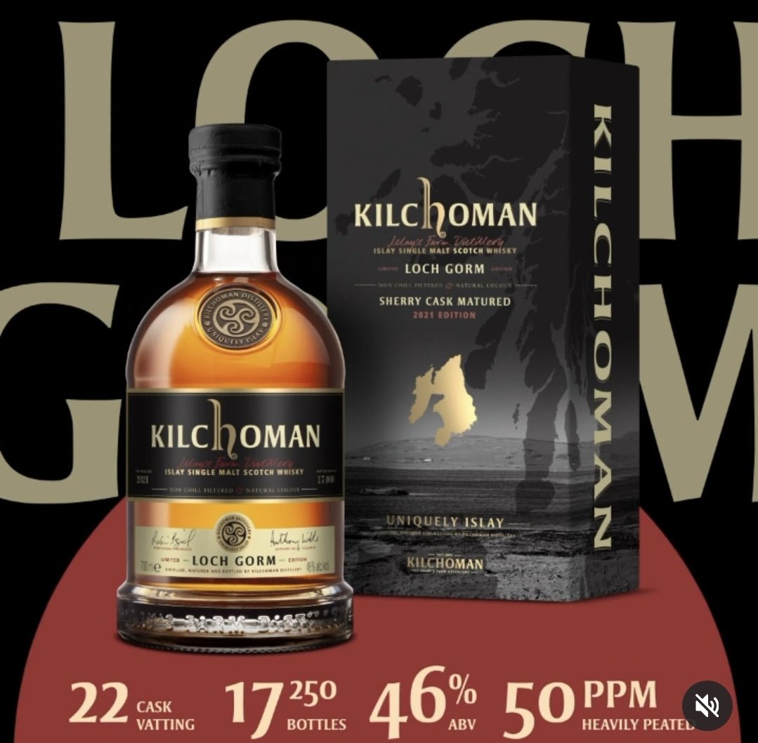 Kilchoman Whisky Loch Gorm 2022 100% Sherry Fassgelagerter Islay Schottland single malt scotch whisky 0.7l