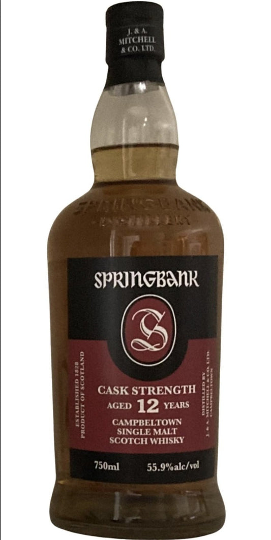 Springbank 12y 08.09.2021 o.Dose 0,7l 55,9% vol. Schottland Campbeltown
Ex-Bourbon