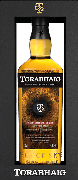 Torabhaig Iona unpeated The distillers series 0,7l 60,9 % vol. mit GP Whisky sky single malt