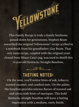 Load image into Gallery viewer, Yellowstone 150th 6y Family Recipe Sell Bourbon Whiskey 0,7l 50% vol. limitiert